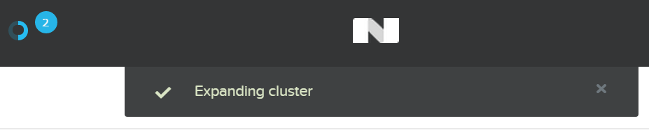 Expand Cluster - Execution